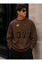 Unisex Brooklyn 07 Printed Oversize Bottom - Top Tracksuit Set - 2