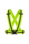 Green Warning Vest with Phosphorescent Reflector Practical Biker Cycling Traffic Vest with Adjustable Clip - 6