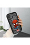 Samsung Galaxy A20 Compatible Black Spiderman Case Camera Protective Couple Case for Lover Silicone Phone Case - 2