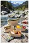 Colorful Lunch Box 3 Compartments 1 Piece 3 Compartment Lunch Container Food Storage Container Portable Lunch - 3