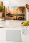 Glass Cutting Board - Glass Cutting Table | Istanbul Collection - 1 |   20cm X 30cm - 6