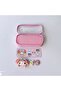 Cute Rabbit My Melody Melodyyy Patterned Ita Bag Pencil Case Transparent Pencil Case with Plush Figure Zippered Pen Holder Badge Plush Toy - 3