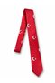 Tie with "Red Flag" Pattern