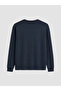 Indigo Crew Neck Long Sleeve Men's Pajama Top - 2