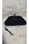 Hand Knitted Black Chain Strap Bag – 32X15 cm - 4