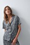Leaf print classic pyjamas