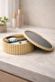 Travel Makeup Organizer Cosmetic and Jewelry Organizer Box with Mirror - 7