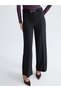 Esvab • Modern & Distinctive Wide-Leg Women's Trousers with Belted Waist - 3