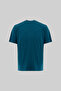 Men's Basic Relaxed Thin Cotton T-Shirt Dark Petrol - 2