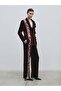 Velvet Jacket with Burning Detail - 2