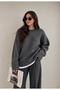 Mink Oversize Knitted Sweater - 2