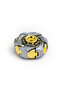 Premium Silver & Gold Gear Fidget Spinner – Heavy Duty Stress Relief Toy for Adults & Teens | - 2