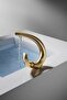 Bathroom Sink Faucet Waterfall New Modern Design Matte Gold Color Imported with 7 Years Warranty - 2