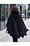 Ponpon Detailed Şehrazad Women's Poncho - 8