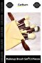# Makeupset Soft Bristle Professional Cosmetic Makeup Brush Set with Quick-Dry Feature 13 Pieces - 2