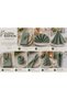 American Service, Set of 6 Special Stitched Duck Linen Fabric Napkins, Khaki Color - 3