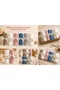 6-Piece Kitchen Towel Set 30X50 cm Cotton Viscose High Absorbent Soft Textured Colorful Kitchen Towel Set Mother's Day Gift - 2