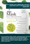 7 Days Mask Green Tea S - Sebum Control & Pore Purifying Vegan Paper Mask - 6
