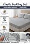 160X200Cm Striped Double Cotton Fitted Sheet (Pillowcase 50X70Cm with Gift)