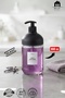 Giant Volume Glass Liquid Soap Dispenser - XXL Large Size Bathroom and Kitchen Soap Dispenser with Black Pump - 660Cc