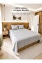 100% Cotton 4 Layer Muslin Bedspread Pique Set Double Size