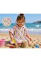 Marte Kids Girls' Hooded Beach & Bath Poncho
