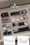 Dark 8 Pieces (4XS) (4XL) 2 Sizes Drawer Multi-Purpose Organizer - Jewelry Makeup Organizer Closet Organizer