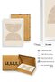 White Wooden Framed Abstract Painting I Huhu1126 - 2