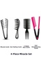 Miraculous Comb Wax Comb Hair Straightening Comb Hair Styling Set 4-Piece Comb Set Hair Styling Comb Magic Comb Hair Care Volume Comb Hair Brush and Comb Hair Straightener