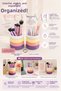Multi-Purpose Makeup Brush Holder and Pen Holder Organizer |   Decorative Desktop Organizer |   Colorful Modern Design - 2