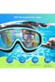 Wide Angle Anti-Fog Uv Children's Swimming Goggles with Ear Plugs Pool and Sea Goggles Diving Goggles - 8
