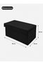 3 Pieces of Closet Organizer with Lid, Foldable Clothing Storage Box, Shelf Organizer Large 40X20X20Cm - 3