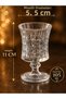 Footed Glass Goblet Set – Stylish Presentation Glasses, Beverage and Dessert Serving Goblets - 3