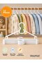 12 Pieces Lily White Plastic Children's Clothes Hanger Baby Clothes Hanger