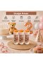 Birthday Bubble Set with Teddy Bear, 5-Piece Foam Bubble Tube, Party Gift, Bubble Toy - 3