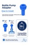 Bottle Dispenser Cover Spring-Loaded Bottle Cover Leak-Proof Dispenser Apparatus Bpa Free - 8
