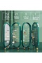 Folding Mirrored Jewelry Organizer Storage Hanger Box Mirror for Earrings Necklaces Bracelets