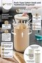 Bora - Hygienic Multi-Compartment Swab and Floss Organizer with Push-Button Mechanism & Bathroom Organizer