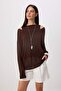 Wardrobe Essentials Ekru Kayık Yaka Oversize 2'li Atlet-Bluz Triko İnce Bluz TWOSS26BZ00283 - 3