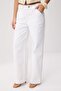 Beyaz Yüksek Bel %100 Pamuk Baggy Jeans TWOSS26JE00052 - 3