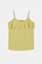 Pistachio Green Shally Woven Plus Size Blouse - 5