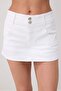 Beyaz Kemer Detaylı Mini Denim Şort Etek TWOSS26ET00246 - 6