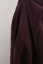Plum Modal Elastic Waist Zipper Pleated Trousers Tdrss26Pl00046 - 6