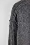 Anthracite Soft Textured Wool Wide Fit Knitwear Sweater Twoaw26Kz00274 - 5