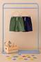 Navy Blue - Green 2-Piece Boys' Shorts Tkdss26Sr00037 - 7