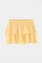 Light Yellow Girls Midi Plain Woven Shorts Skirt Tkdss26Et00015 - 8