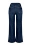 Koyu Mavi Orta Esnek Yüksek Bel Flare Jeans TWOAW27JE00044 - 7
