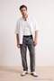 Gri Baggy/90's Straight Fit Jeans Bol Kot Pantolon TMNSS24JE00012 - 3