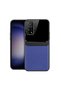 Xiaomi Mi 10t Pro Compatible Case Lens Leather Case Navy Blue