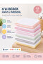 Baby Mouth Wipes and Sweat Towels 6 Pack Plain Pink 1071